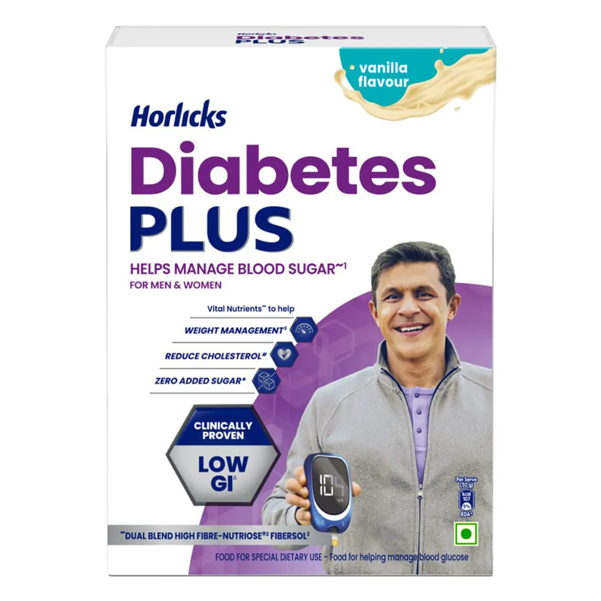 Horlicks Diabetes Plus Powder Vanilla 400gm